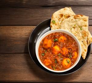 Aloo Do Pyaza with Butter Naan (2 pc)