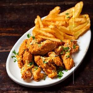 Chicken cheese half fry