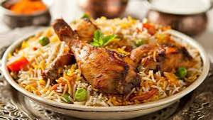 Chicken Dum Biryani with[Raita+Gravy]