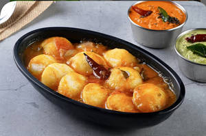 Sambar Dip Button Ghee Idli