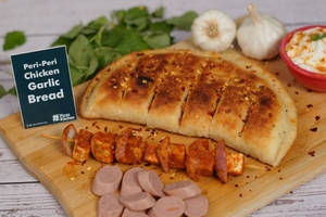 Peri Peri Chicken Garlic Bread
