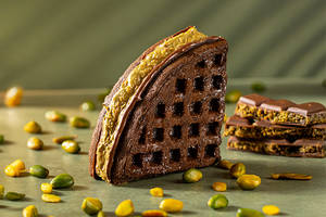 Choco Kunafa Waffle
