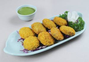 Veg Cheese Kurkuri Tikki