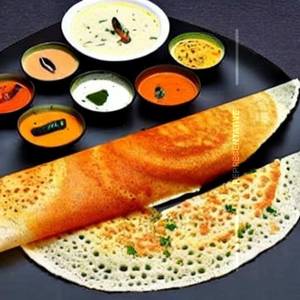 Cheese hyderabadi dosa south indian