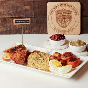 English Breakfast With Chicken Salami