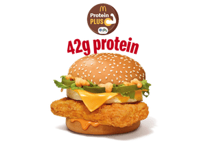 McSpicy Premium Chicken Burger Protein Plus (2 Slices)