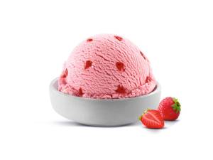 Gourmet Natural Strawberry Ice Cream Scoop (240 Ml)