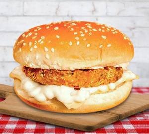 Veg creamy cheese burger