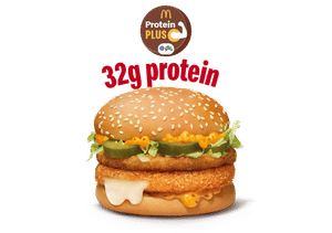 McCheese Chicken Burger Protein Plus (1 Slice)