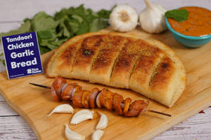 Tandoori Chicken Garlic Bread