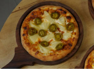 Pineapple + Jalapeno Pizza