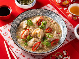 Hakka Butter Garlic Wontons Prawns