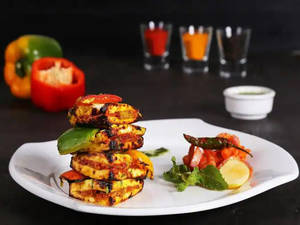 Stuffed Paneer Malai Tikka