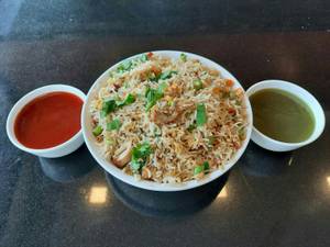 Chicken Fried Rice With Chilli Chicken