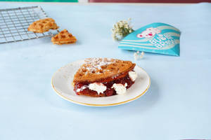 Strawberry Cream Cheese Pocket Waffle