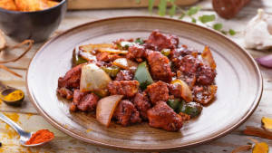 Chicken Barbeque Chilli Dry