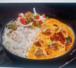 Kadhi Pakoda Rice Bowl