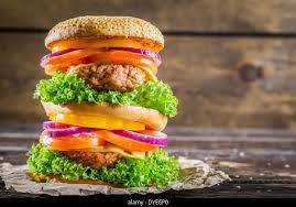 Decker veg burger [double]