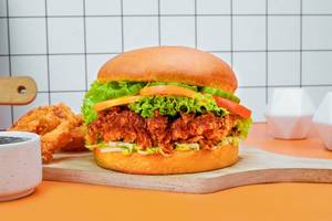 Korean Bbq Chicken Burger