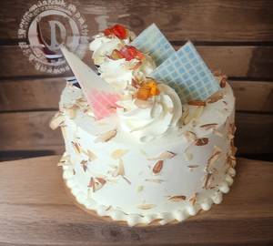 Milk badam cake on order