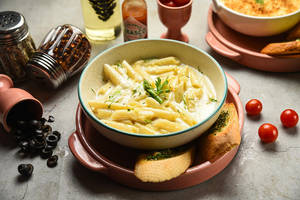 Alfredo Pasta [Serves 2]