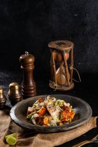 Paneer Tikka Caesar Salad