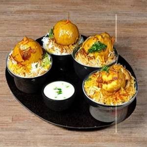 The Royal Chicken Egg Dum Biryani