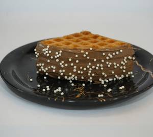 Milk Chocolate Overflow Waffle