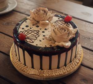 Chocolate light cake eggless