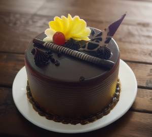 Dark chocolate semi truffle