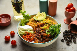 Tex Mex Burrito Rice Bowl [Serves 2-3]