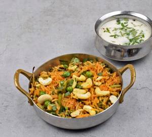 Kathiyawadi pulav kadhi