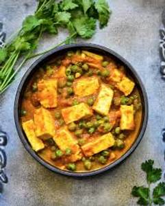 Matar paneer