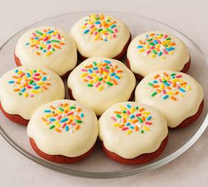 Red Velvet Waffle Mini Pan Cake [8 Pieces]