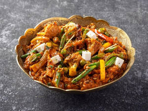 Kadhai Sabz Street Food Style