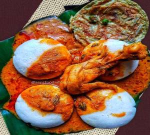 6 Chitti Idli with Boneless Chicken Curry