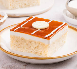 Caramel Milk Cake Slice