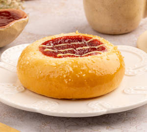 Strawberry Custard Bun