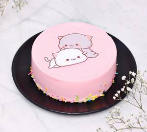 Valentine Cute Teddy Chocolate Cake [Mini, 200 gms]