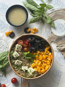 Feta Corn Quinoa Salad