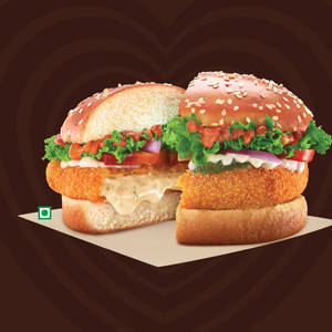 Molten Cheese Lava Whopper Deluxe(Reg. Size Bun)!