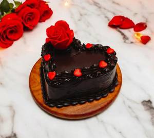 Heart Chocolate Shape Cake [500 g]