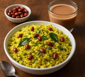 Masala Poha With Kullad Chai 