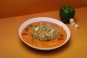 Tres Pepper  Paneer Rice With Cocktail Gravy