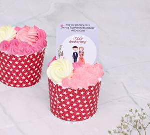Anniversary Cup Cakes [2 Pcs]