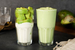 Butter Fruit Milk Shake