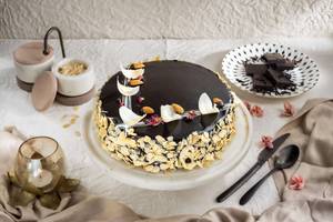 American Almond Chocolate Cake EggLess