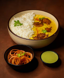 Kadhi Pakoda Rice Bowl