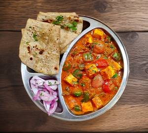 Paneer Tikka Masala with 3 Butter Tawa Roti