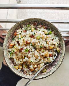 Sabudana Khichdi with Curd